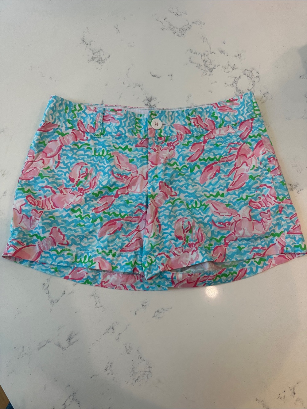 Lily Pulitzer Lobstah Roll Callahan Shorts size 4
